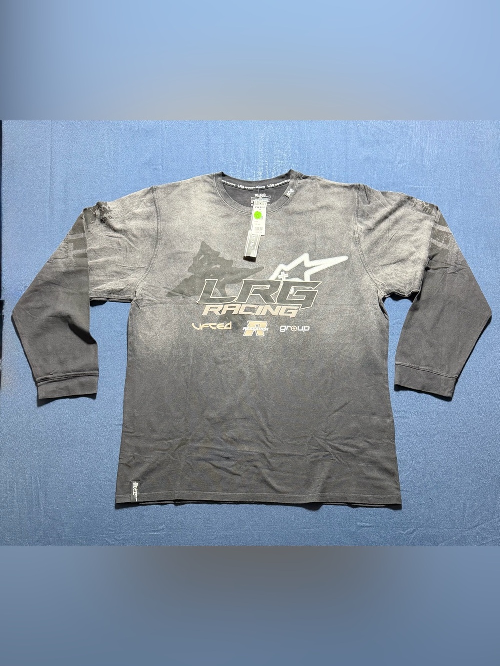 NWT 100% Cotton LRG Racing Long Sleeve Shirt Size XXL